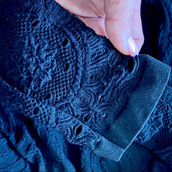 HP 🎉 Black One Shoulder Dress w/ Mesh - Picture 5 of 5